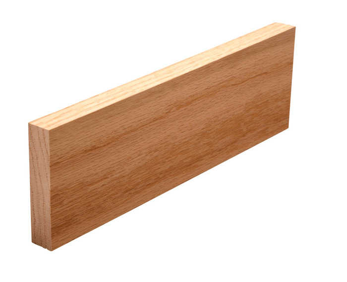 Eik glattkant 8x95x1000 mm lakkert